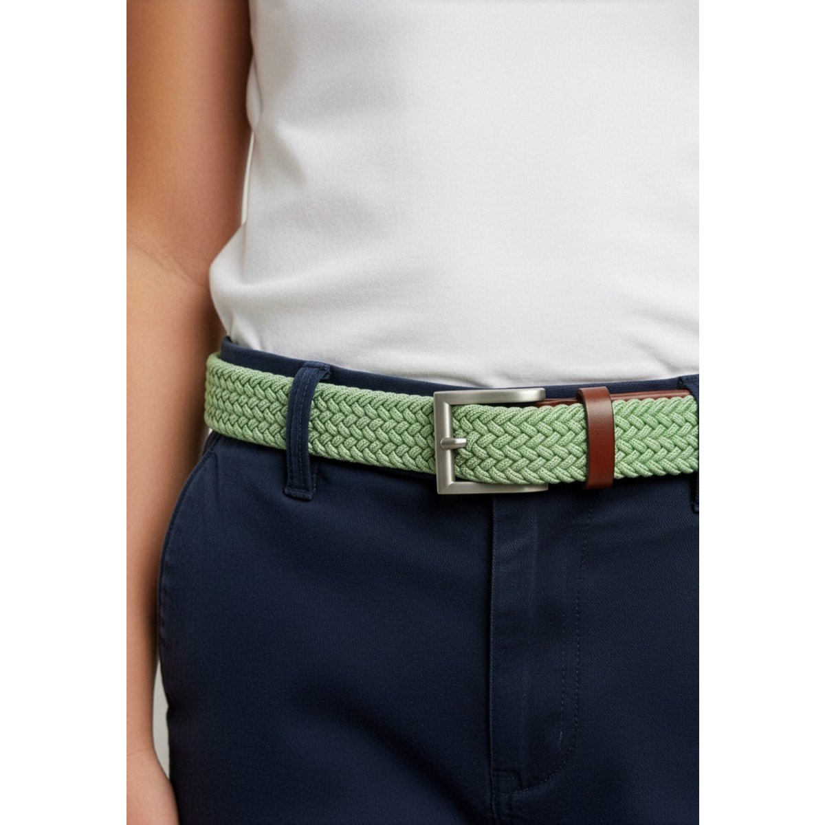 Kids Recycled Elastic Woven Belt Mark