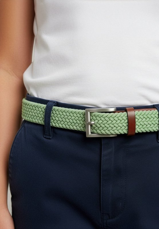 Kids Recycled Elastic Woven Belt Mark