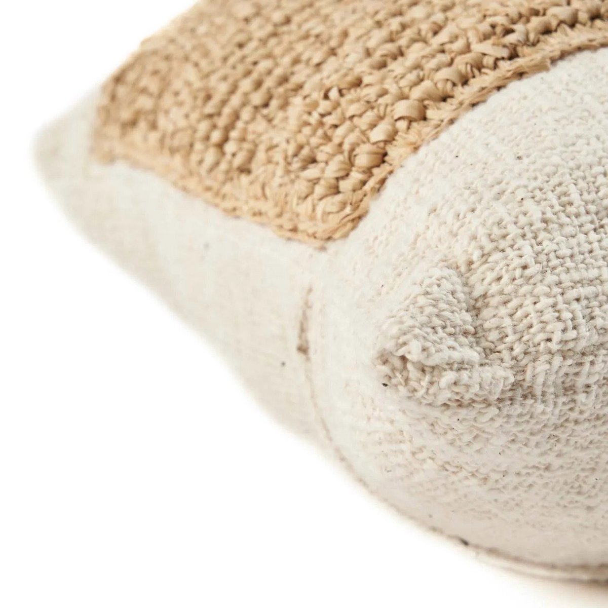 Raffia Stamp Pudebetræk - Naturlig