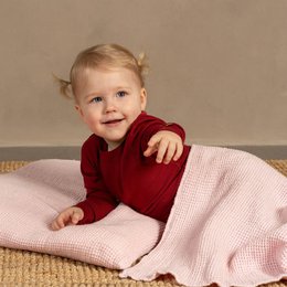 Vaffel babytæppe