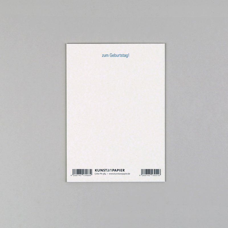 Postkarte Holzschliff Eichhörnchen