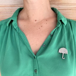 Glitter pins - Umbrella