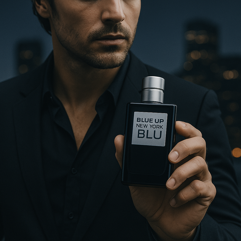 Blue Up New York Blue Männer - Herren -Toilettenwasser 100 ml | Aromatisches und magnetisches Holz