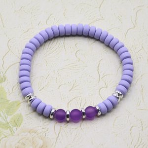 Armband Baily zacht paars