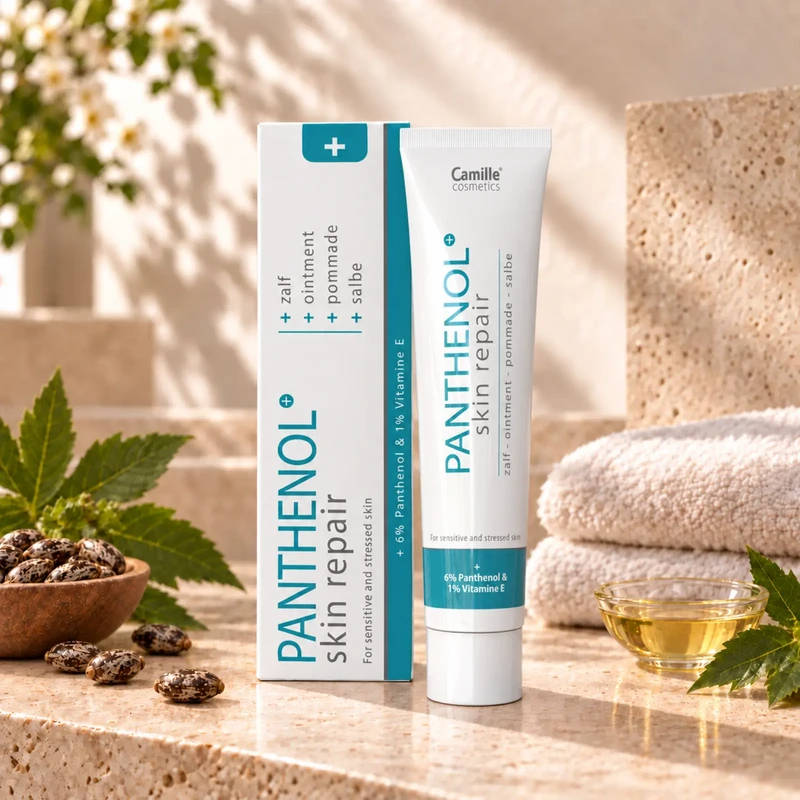 Camille Cosmetics | Panthenol-Hautreparatur – 6 % Panthenol – Zalf – 100 ml