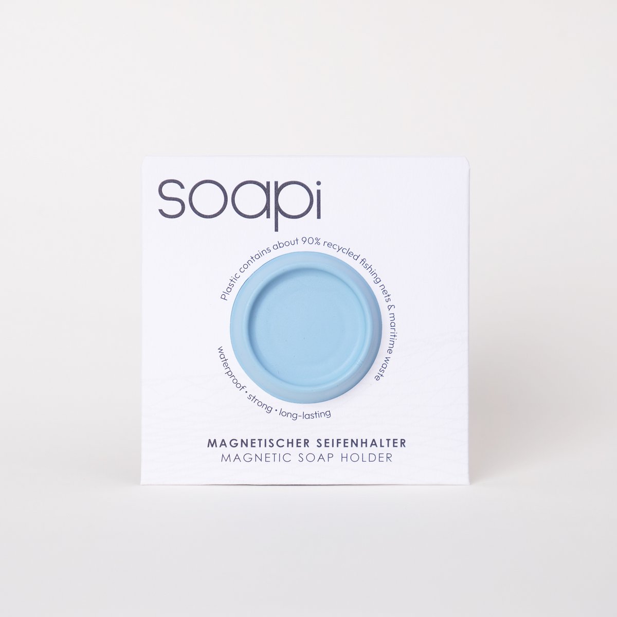 Soapi / Magnetic soap holder / Blue