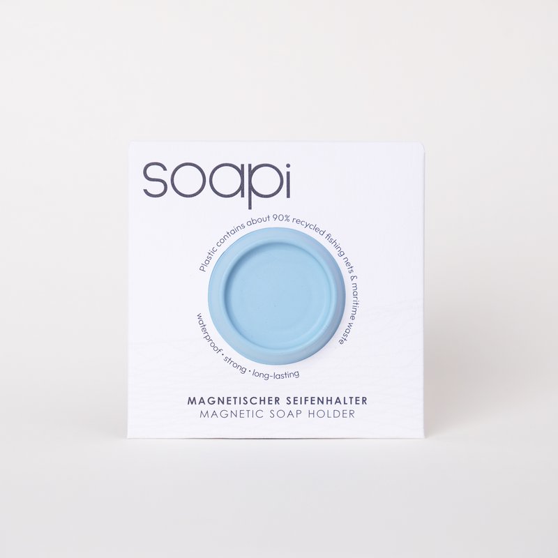 Soapi / Magnetic soap holder / Blue