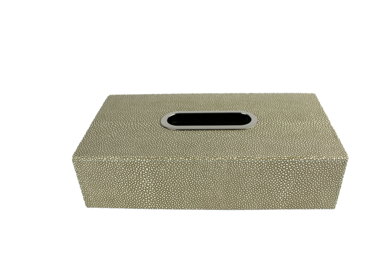 Scatola da asciugamano takerk in pelle sintetica raggio verde estetico