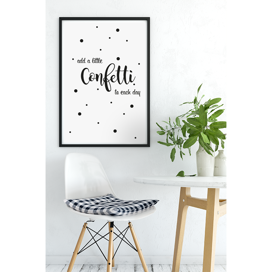 Poster - Add a little confetti
