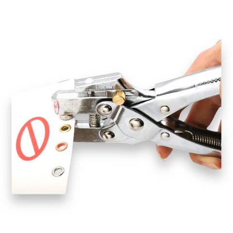 Kinky Pleasure - T122 - Enkel Hole Perforator met ringen incl goud, zilver, brons
