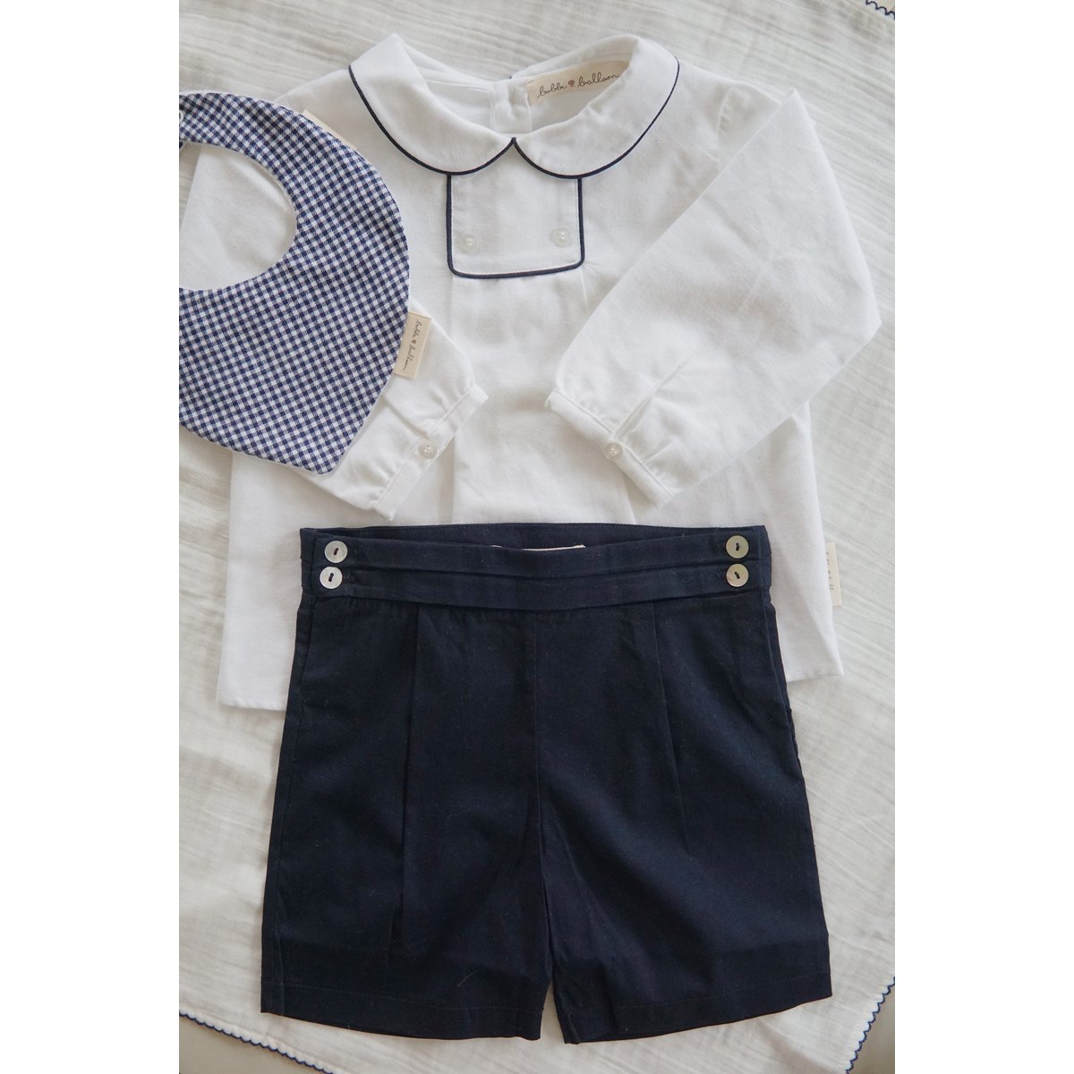 Bermuda elasticizzati - Blu navy