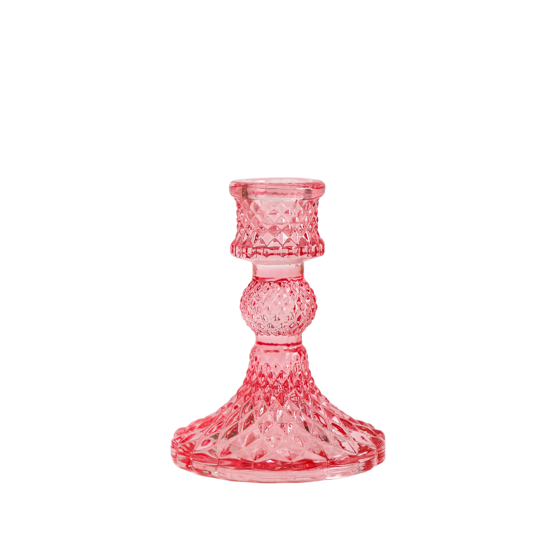 Lysestage Belle Pink - Æske med 6 stk