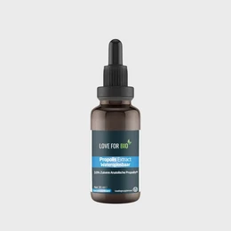 Organic propolis extract water-soluble drops containing 10% pure Anatolian propolis. Supports immune system health.
