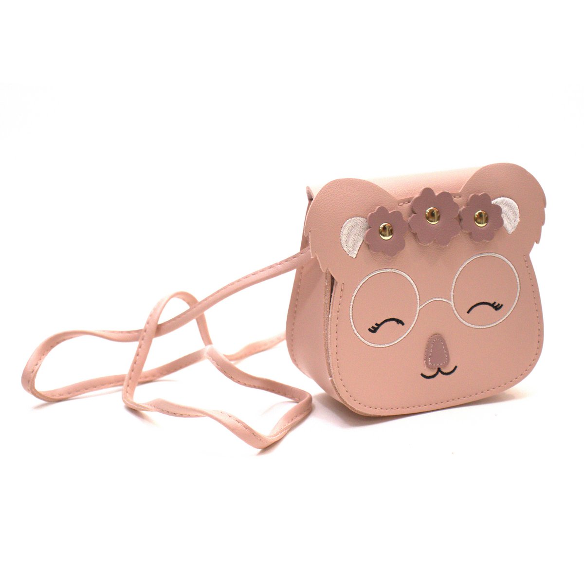Children's shoulder bag - Yumi the little koala Pink