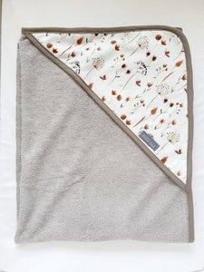 Bath cape taupe bobby