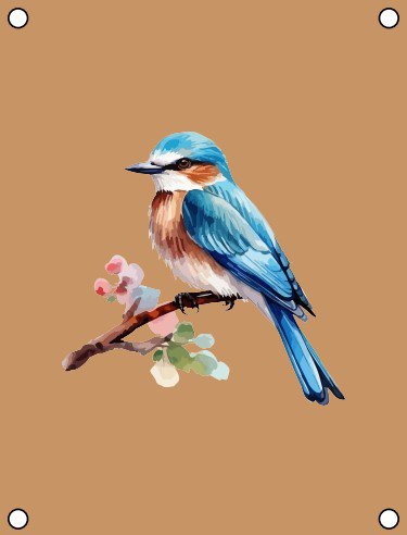 Tuinposter Vogel (Tak)
