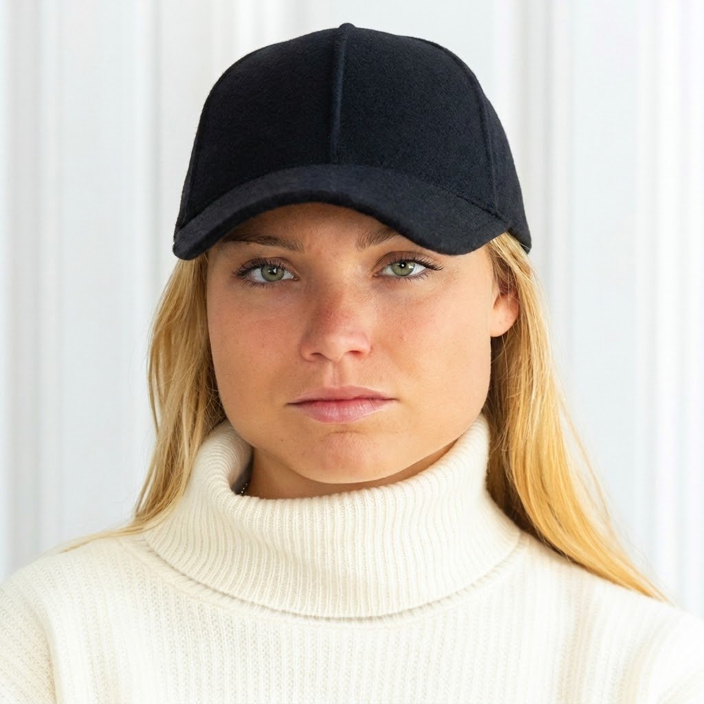 CASQUETTE en feutre de laine mixte