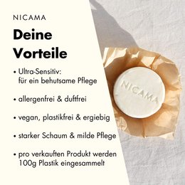 NICAMA - Solidny szampon - Natura