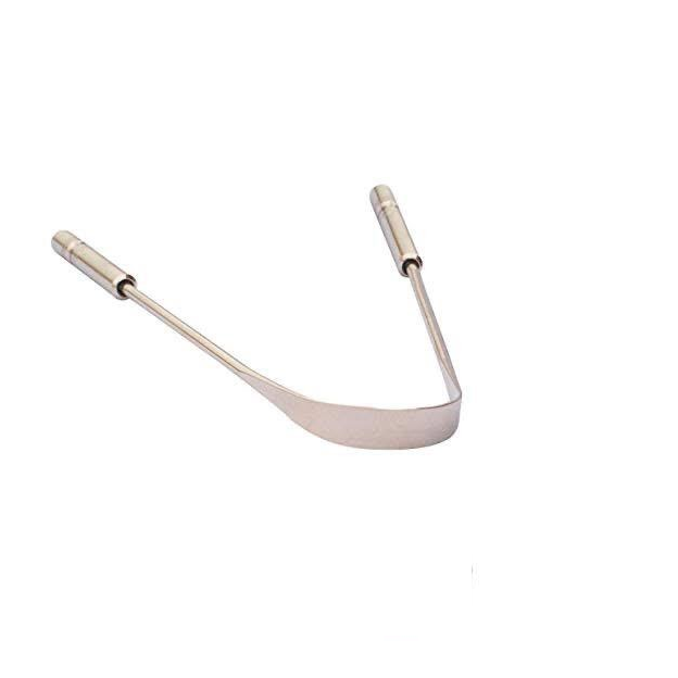 Raspador de lengua de acero inoxidable - Juego de 12