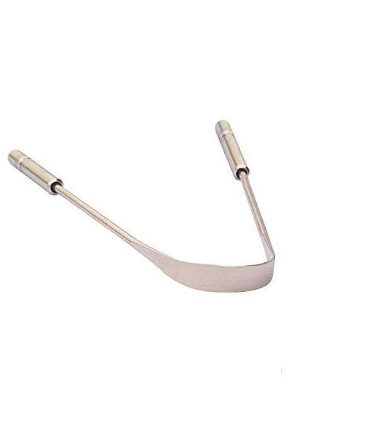 Gratte-langue en acier inoxydable - lot de 12