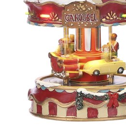 Miniatura del villaggio di Natale Luville Originals Rosso