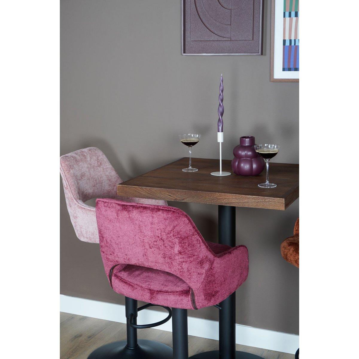 Bar stool Vivian - Perfect Harmony - Bordeaux 59