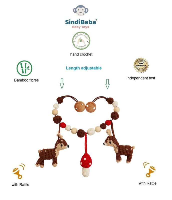 Stroller chain deer AUDREY