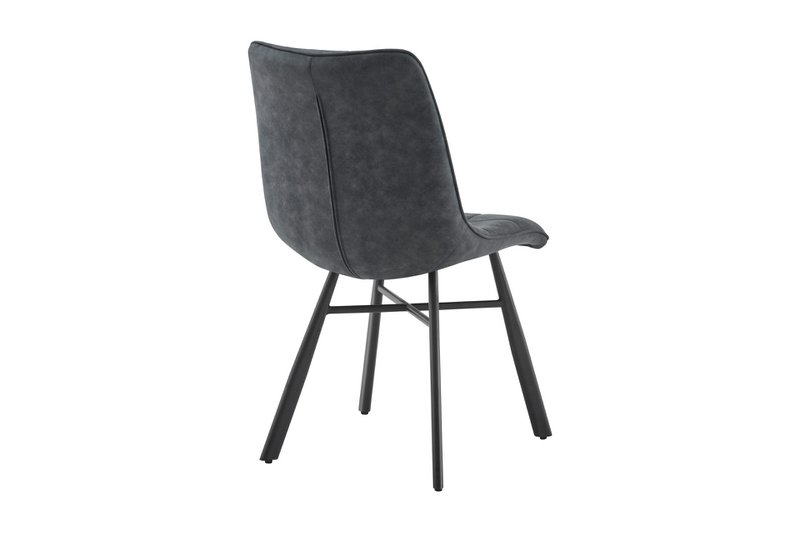 Esszimmerstuhl Dexx - Anthrazit - Mikrofaser - 2 -Set von 2
