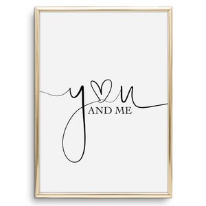 Poster: You and me