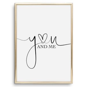 Poster: You and me