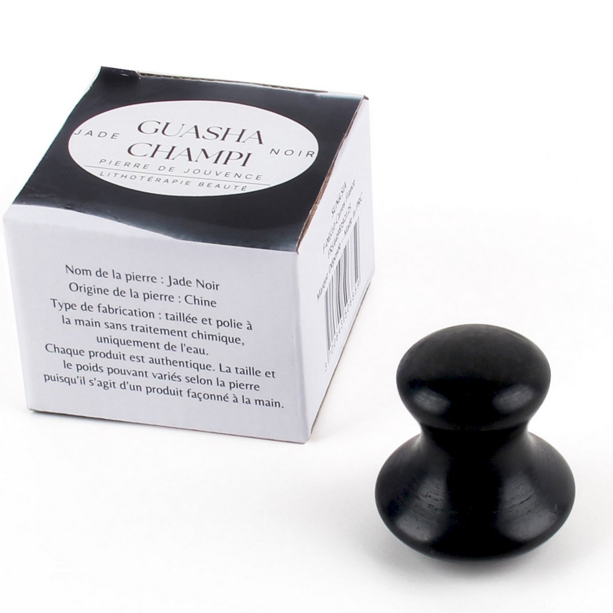 Set of 11 + 1 Free - Champi Gua Sha in Black Serpentine