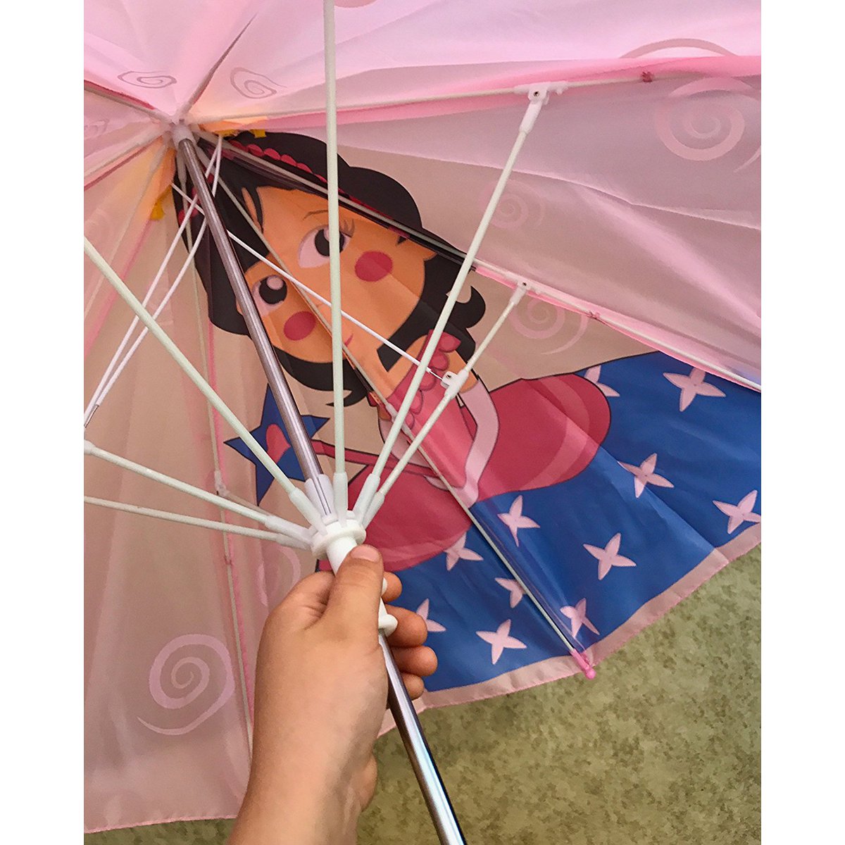Parapluie princesse rose
