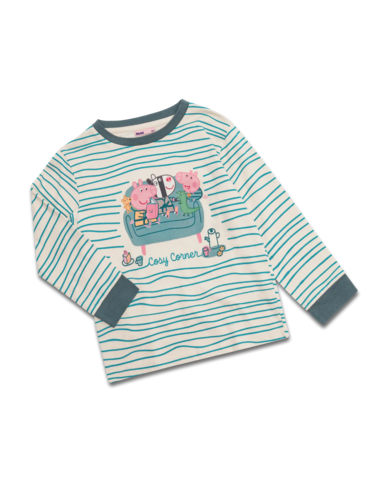 koaa – Peppa Wutz “Cozy Corner” – Longsleeve groen/beige
