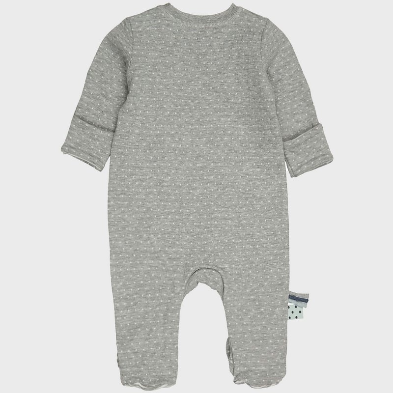 OrganicEra Organic Baby Footed Sleepsuit, Grey