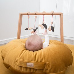 fluwelen borstvoedingskussen - voor moeder en baby, fluwelen voedingskussen, moeder- en babykussen