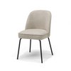 Stoel Luxor Zwart Stof Retro Bliss #03 Naturel UKFR
