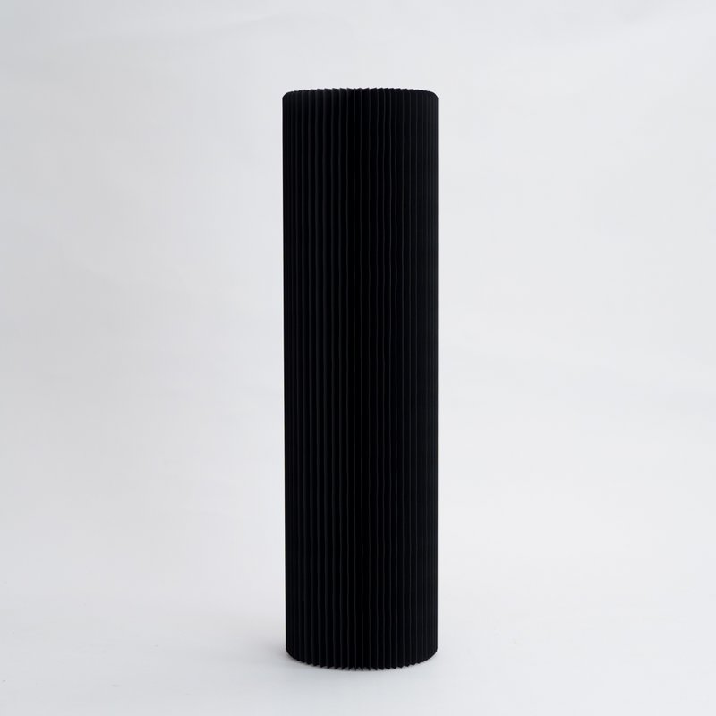 Tavolo espositore a colonna - nero