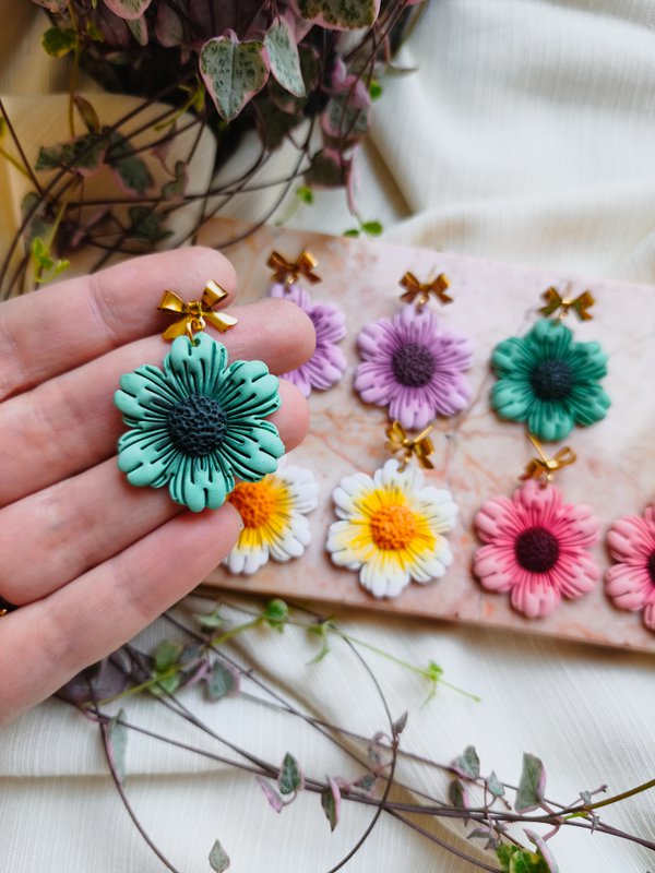 Boucles d'oreilles fleurs