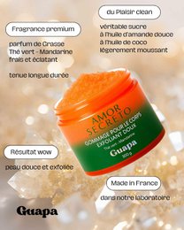 GUAPA Gentle Exfoliating Body Scrub - Grøn te/mandarin