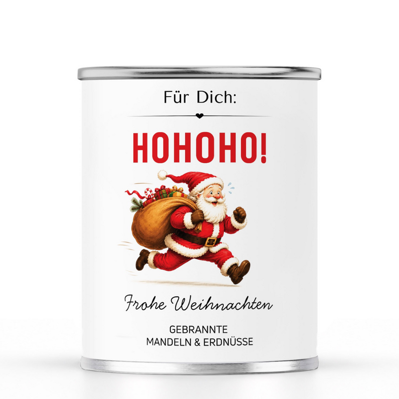 Almendras tostadas y maní “¡HOHOHO! – Feliz Navidad”