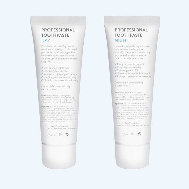 Day and Night Toothpaste Duo