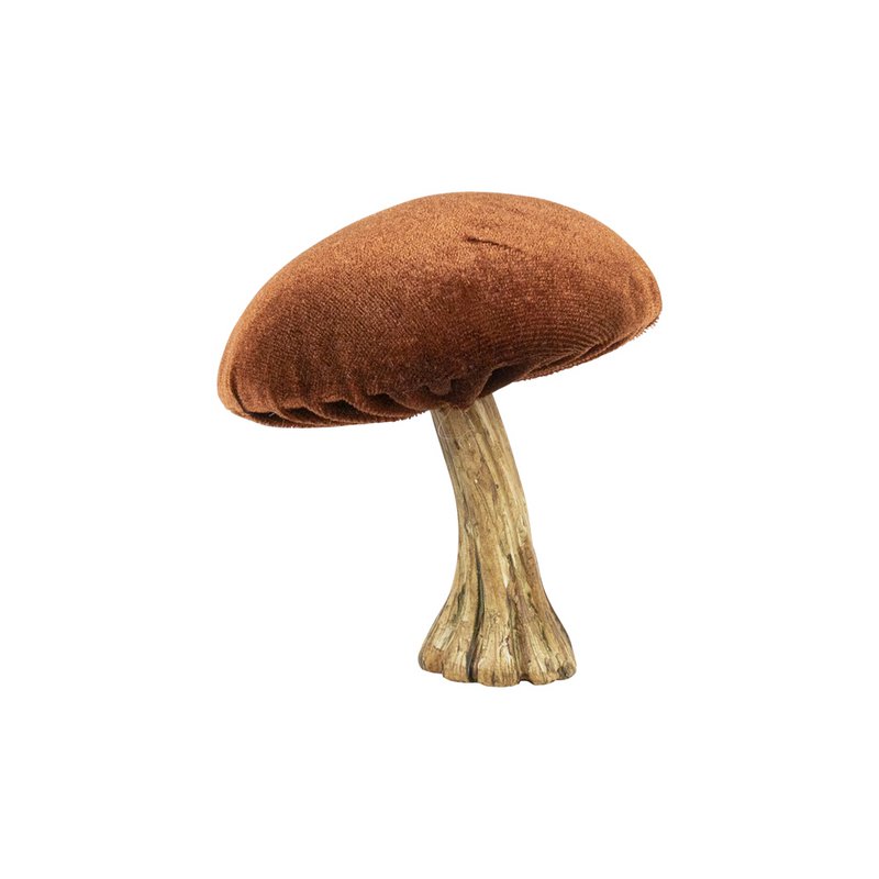 Dekoration fløjlssvamperust 10cm