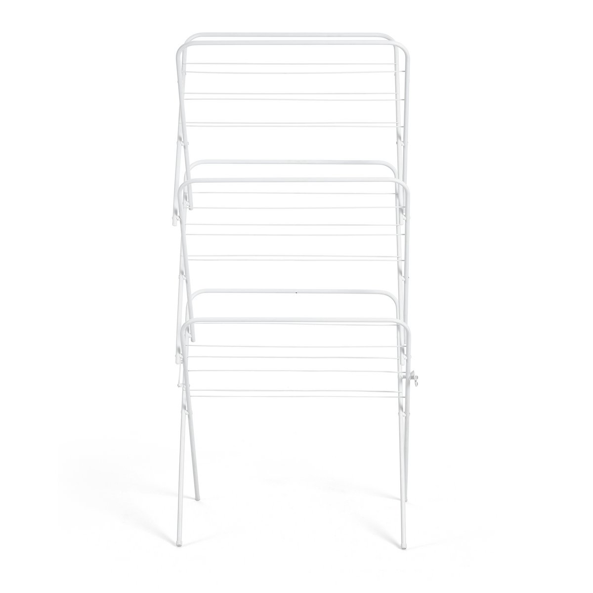 Rayén | Tendedero Vertical, Fácil Plegado, Superficie de Secado de 14m, con Sistema de Bloqueo de Patas, con Topes Antideslizantes, 61x138x44.5cm