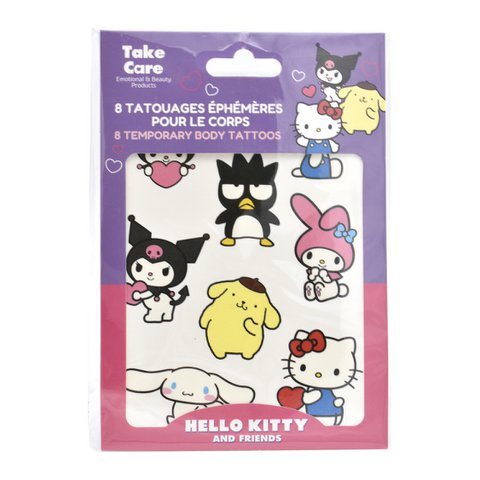 Hello Kitty & Friends Temporary Tattoos – 8 Designs