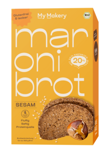 Gluten-free chestnut bread baking mix sesame