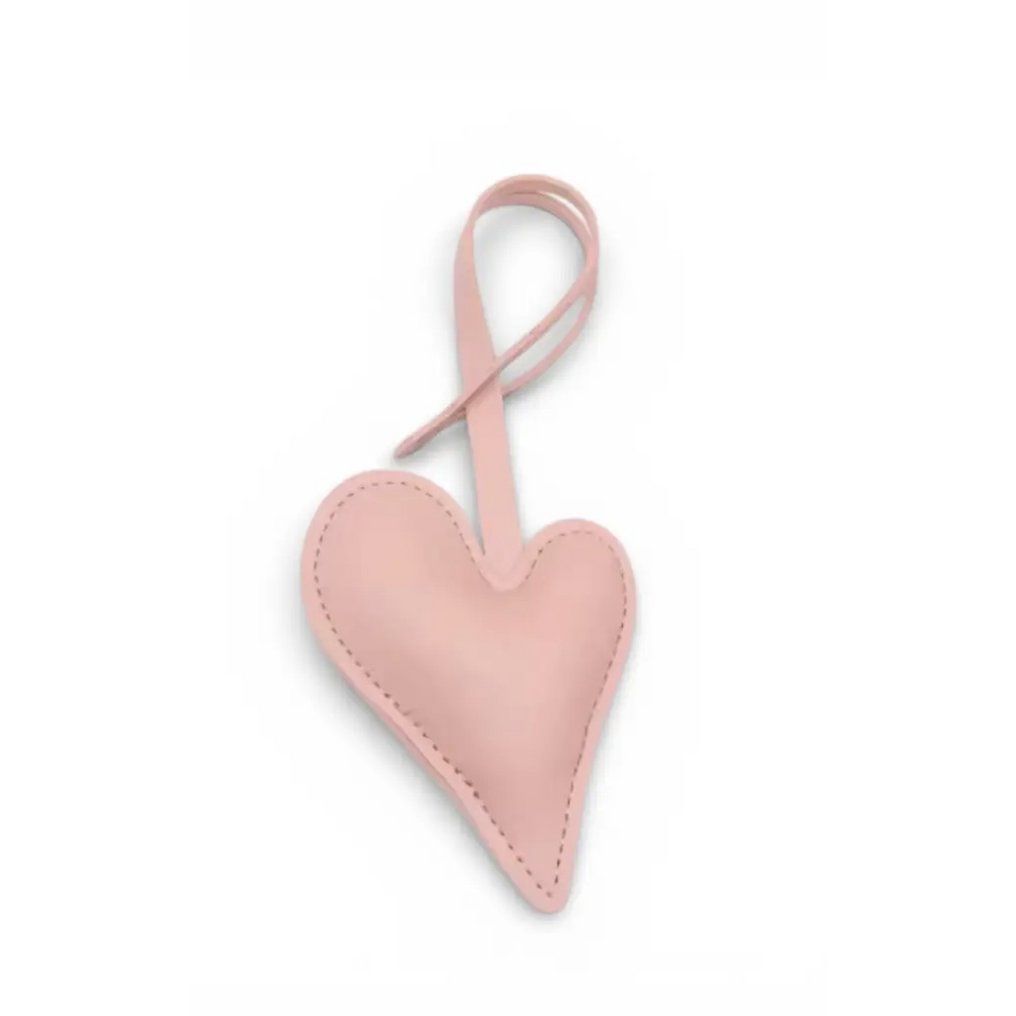 Portachiavi - Ciondolo per borsa a forma di cuore - Rosa