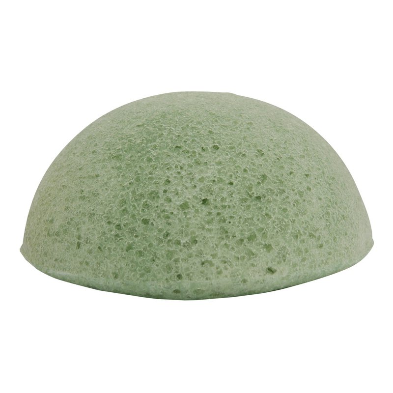 Sponge Konjac pour le visage du thé vert - anti-bactéries