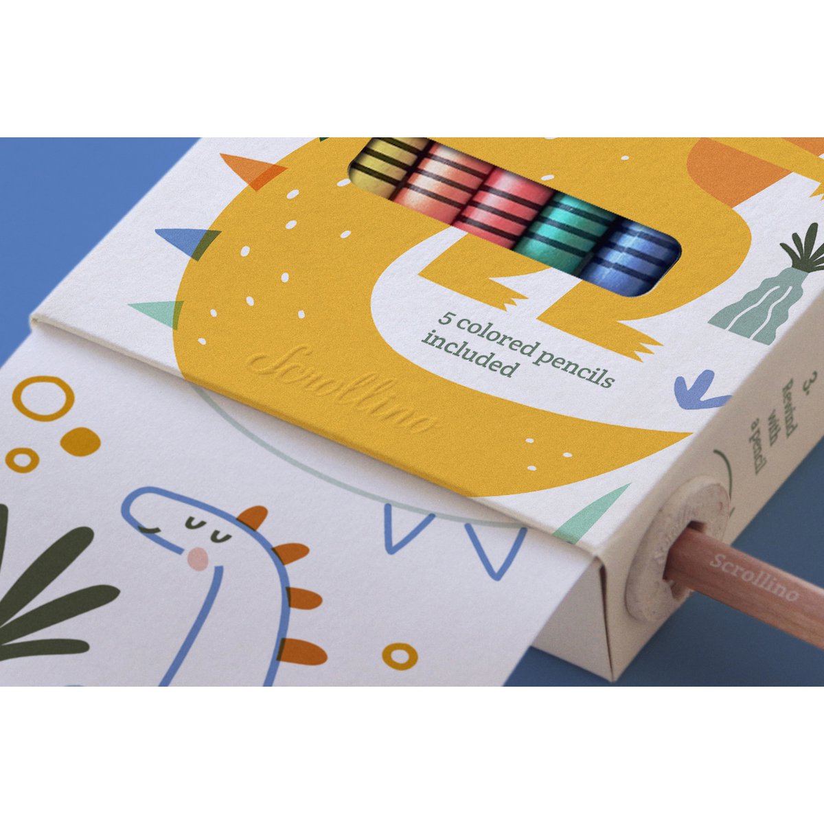 Kleurboek met dinosaurussen - Scrollino DINO Coloring