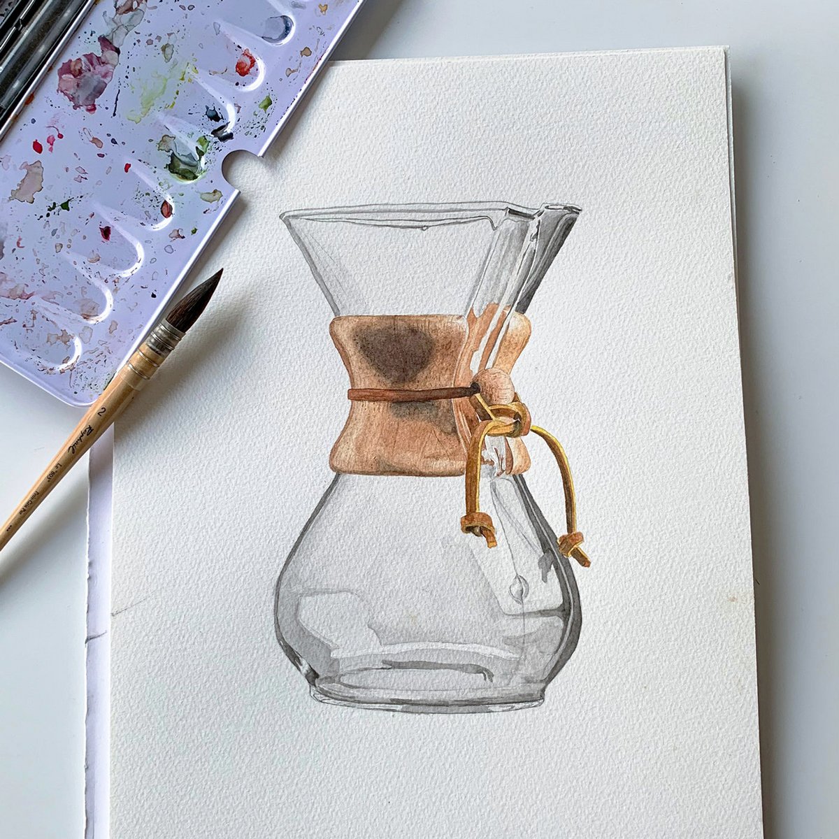 Carte postale "Clé du succès" Chemex