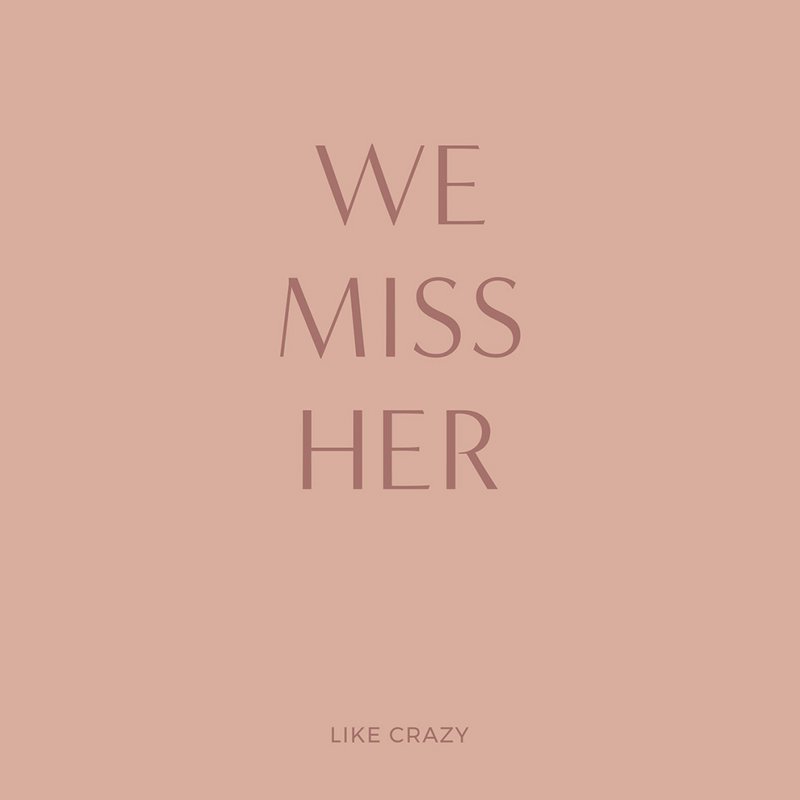 Karte "Missing Her"